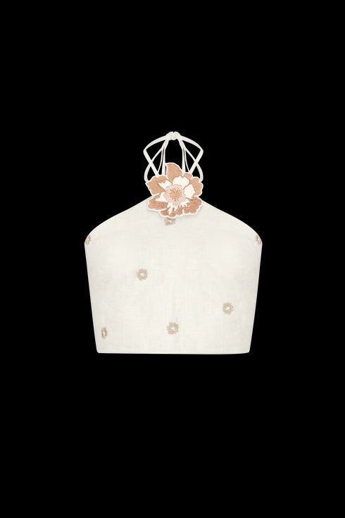 Top Halter Inamorata Cream